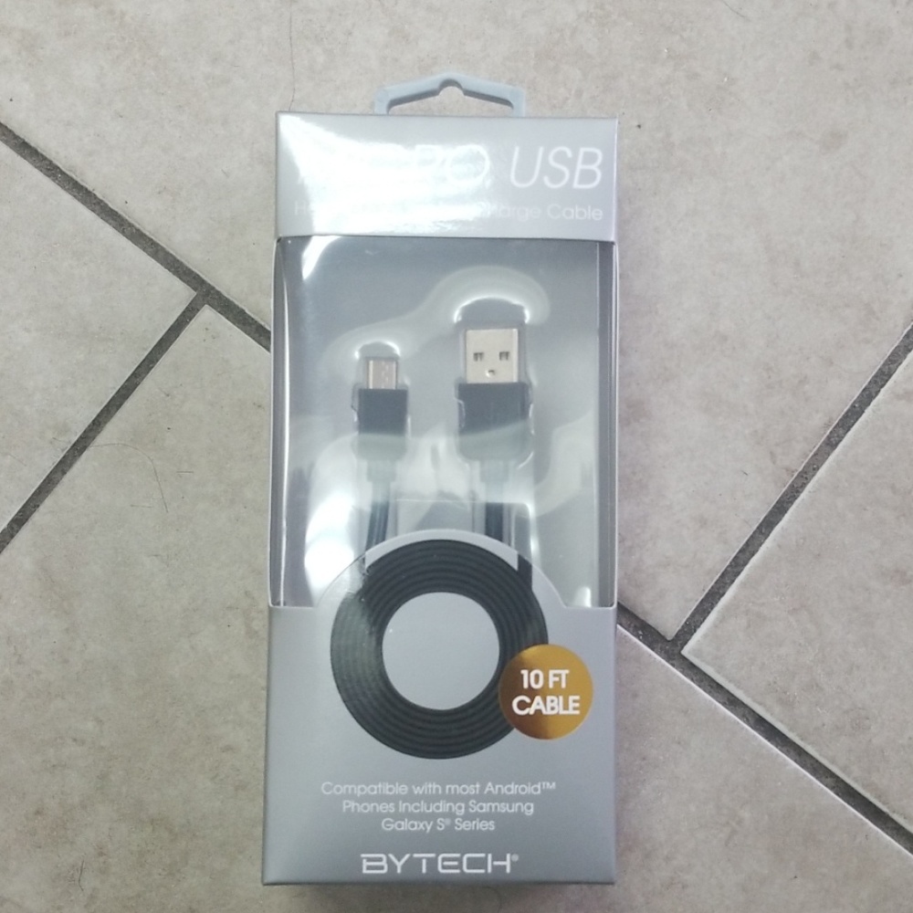 Heavy duty sync + charge cable 10FT